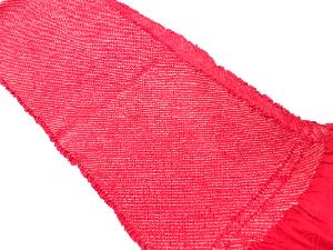 正絹　振袖用　絞り　帯揚げ